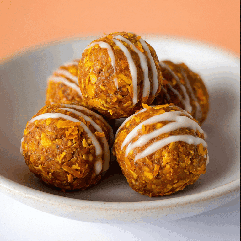 Flourless Carrot Cake Balls