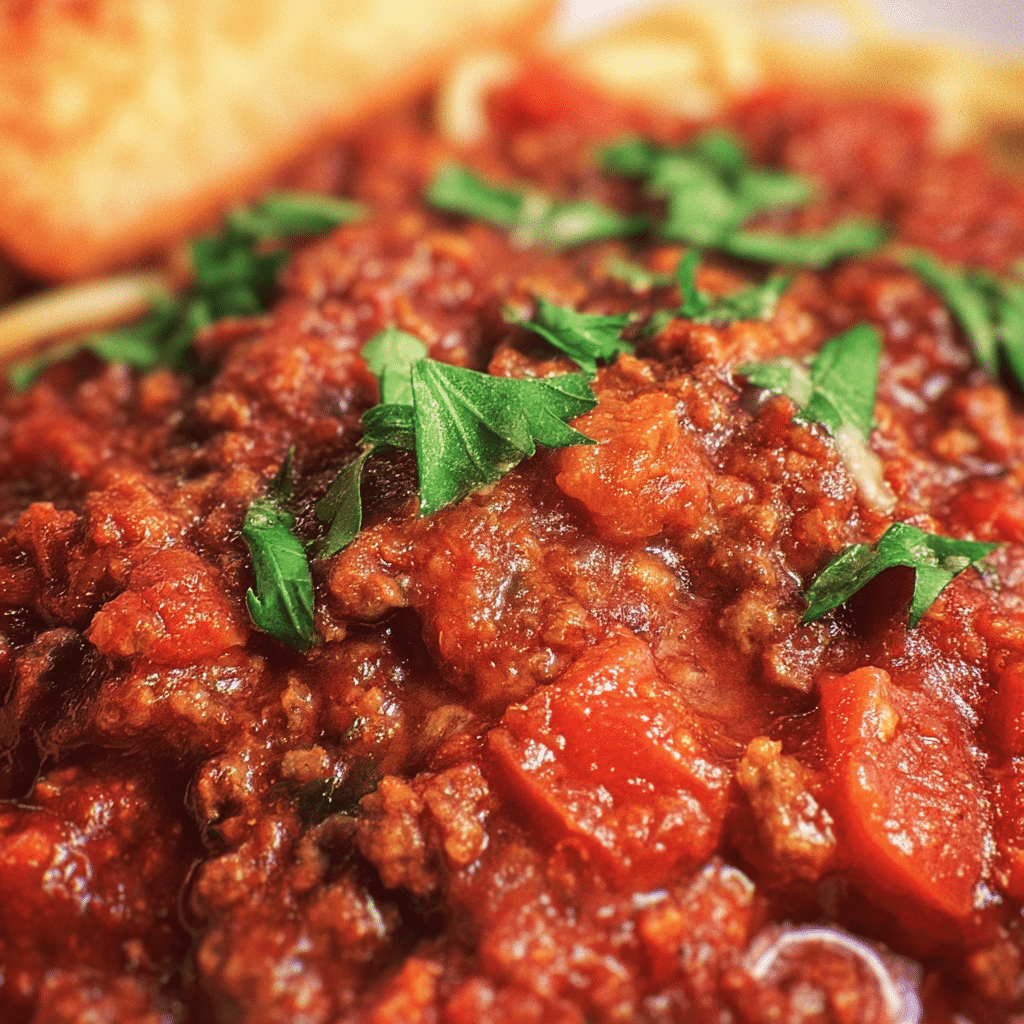 Homemade Meat Sauce