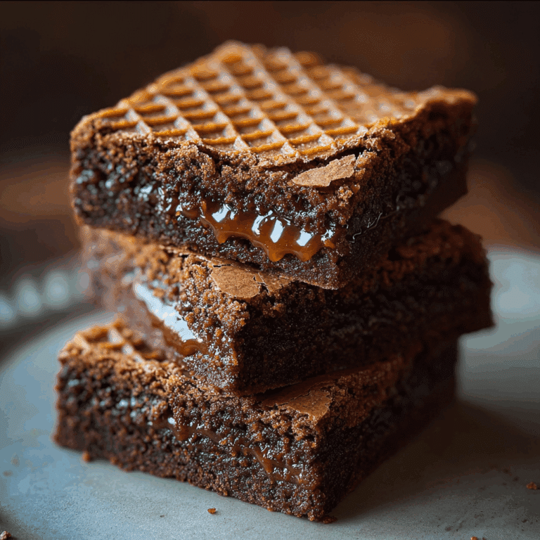 Irresistible Stroopwafel Brownies