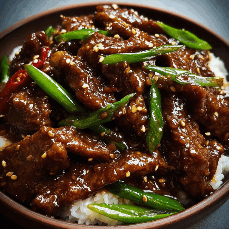 Mongolian Beef