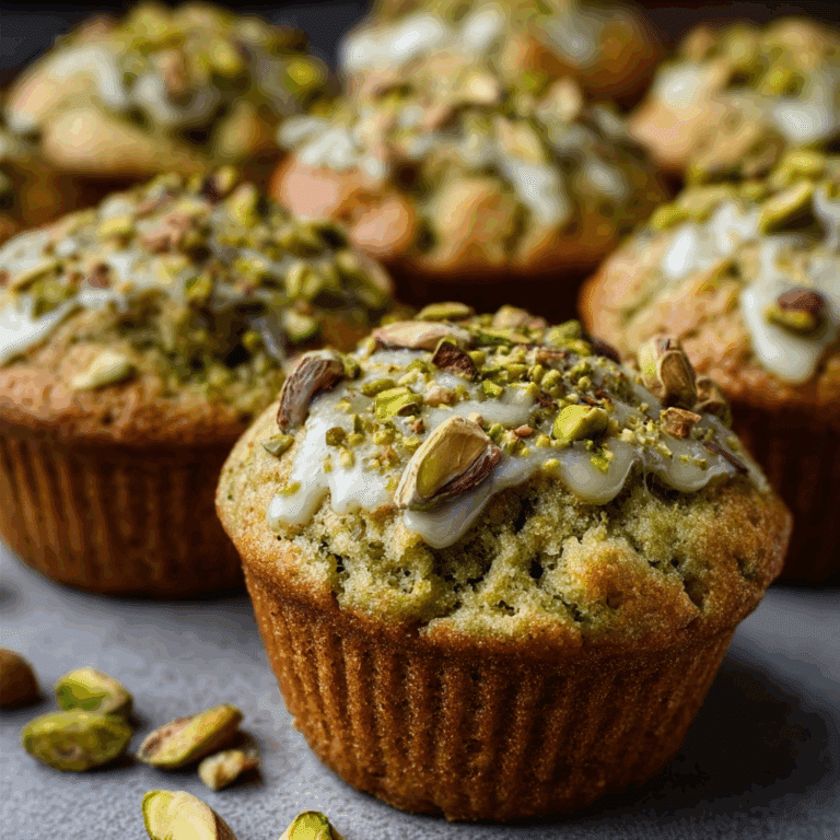 Pistachio White Chocolate Matcha Muffins