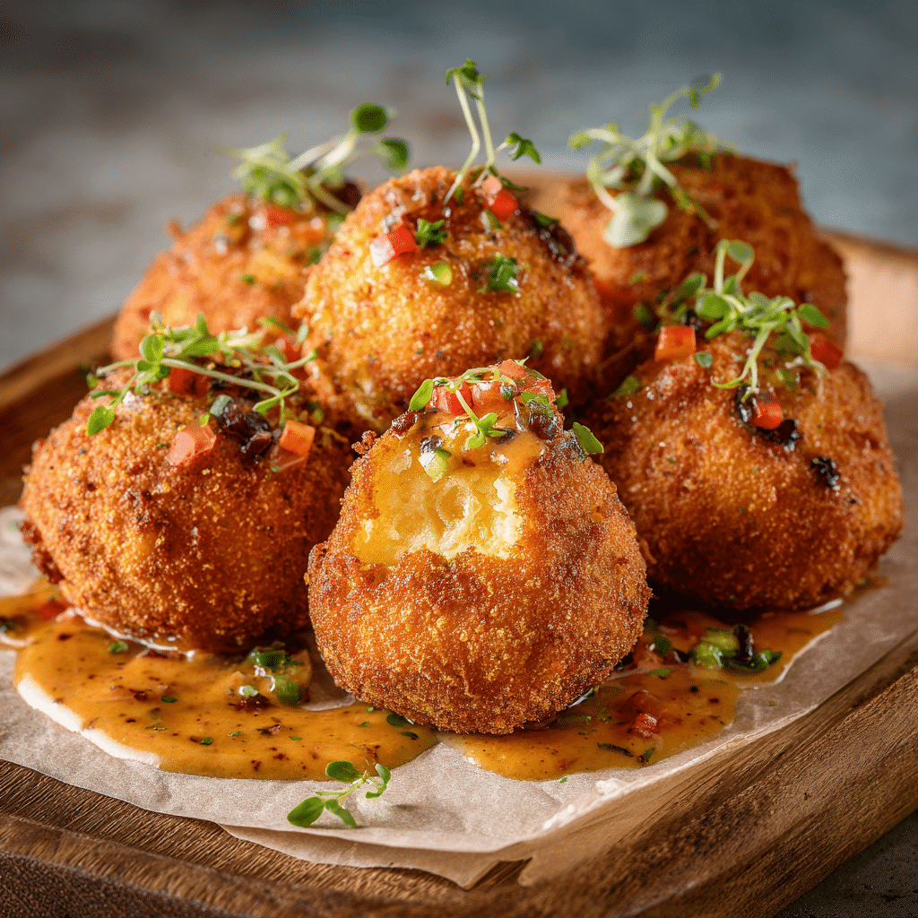 Shrimp Stuffed Hush Puppies