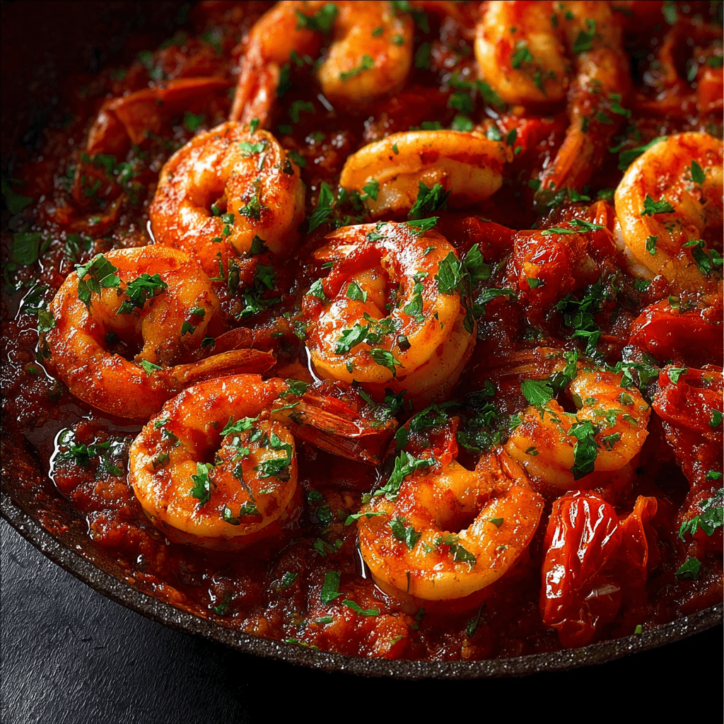 Spicy Shrimp Fra Diavolo with Fire Roasted Tomatoes