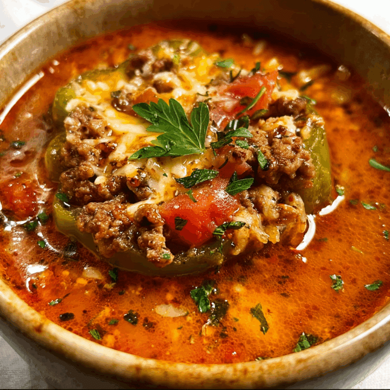 Stuffed Pepper Soup