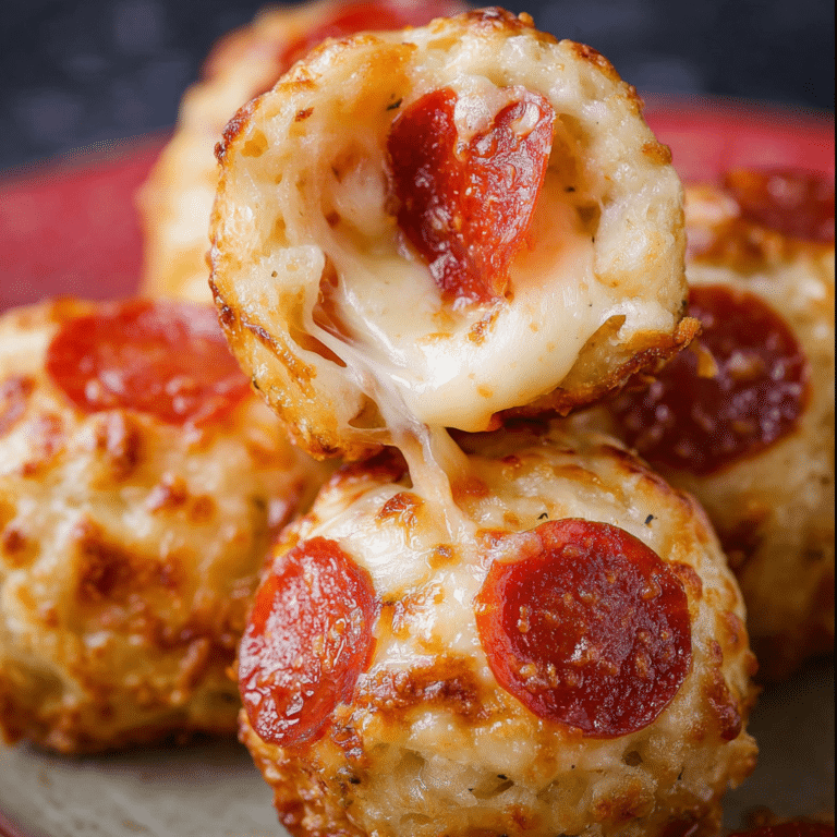 Cheesy Pepperoni Bites