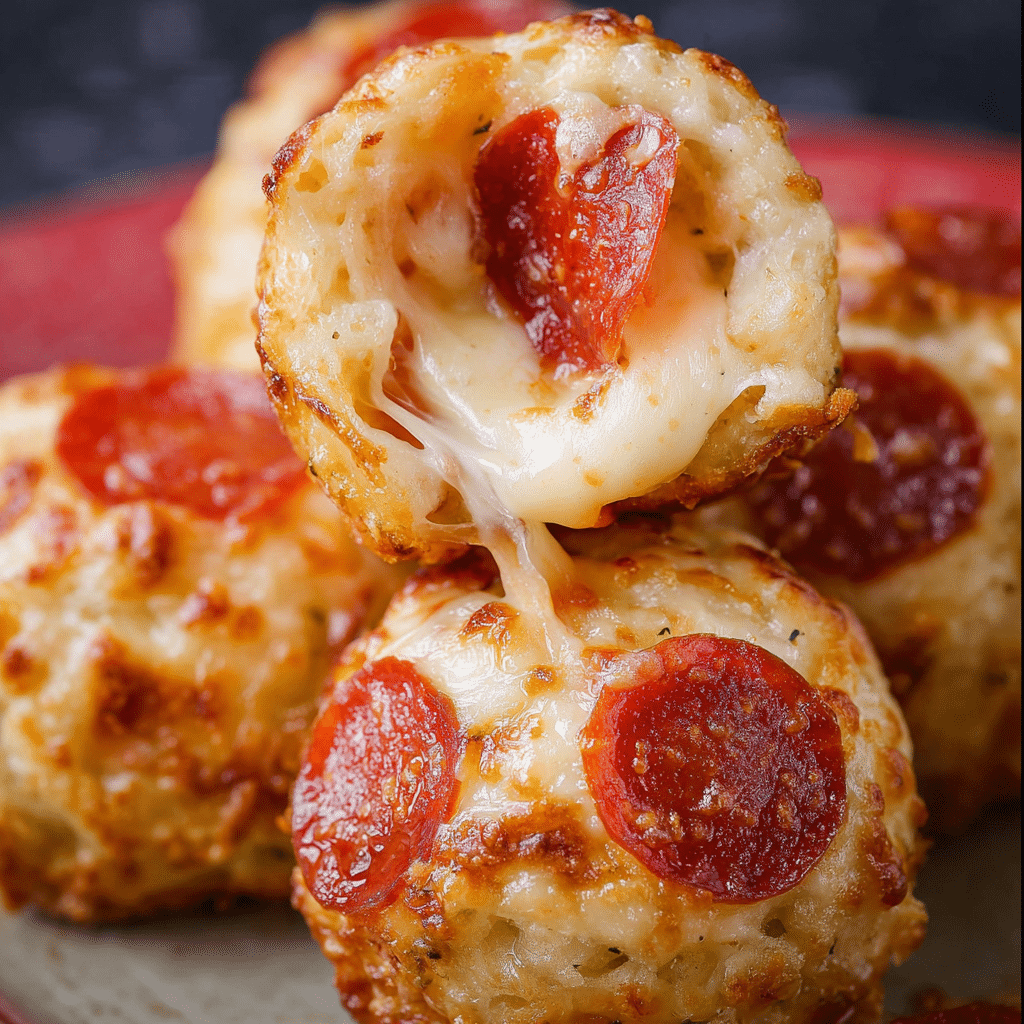Cheesy Pepperoni Bites