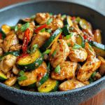 Chicken Zucchini Stir Fry